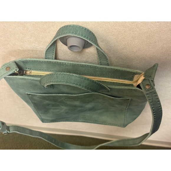 Portland Leather Goods Mini Crossbody Tote With Zip - Picture 9 of 15